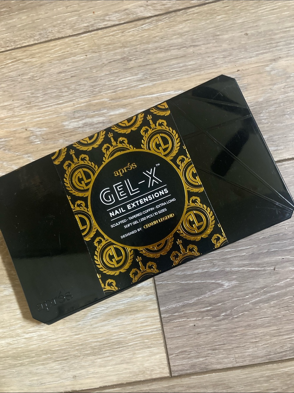 GEL-X Black & Gold Nail Extensions Kit